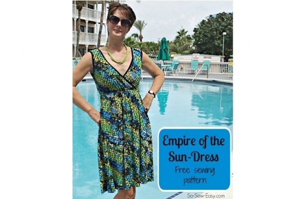 Free pattern: Empire of the Sun criss cross summer dress