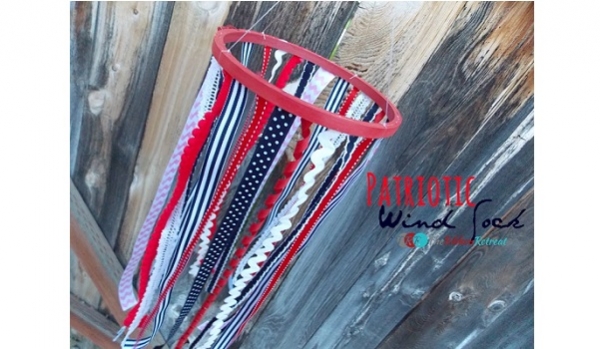 Tutorial: No-sew patriotic wind sock for 4th of July