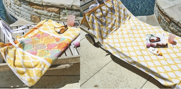 Tutorial: Convertible beach towel tote