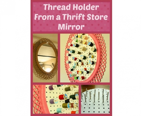 mirror thread holder pinnable