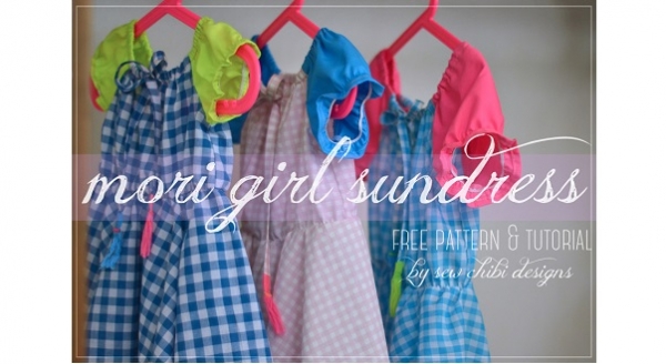 Free pattern: Mori Girl Sundress for little girls