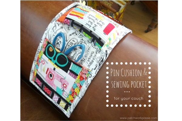 Tutorial: Pincushion and sewing pocket for your couch