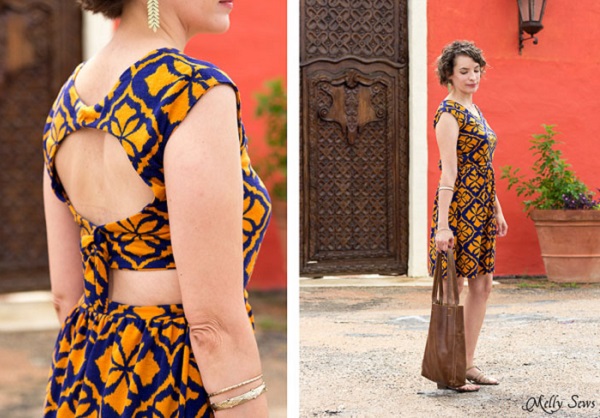 Free pattern: Tie back summer dress