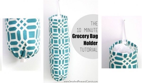 Tutorial: 10-minute grocery bag holder