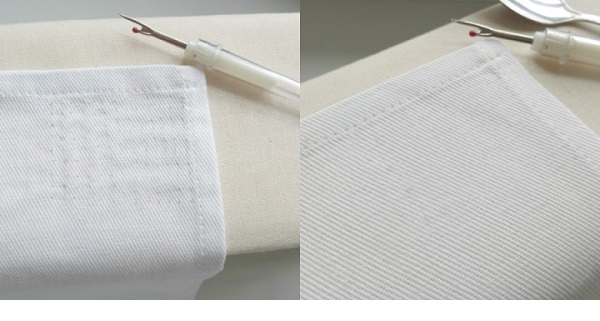 Tutorial: How to get rid of stitch marks after ripping out a seam