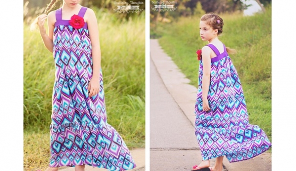 Tutorial: Girls' Bohemian Breeze Maxi Dress