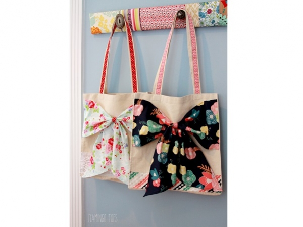 Tutorial: Easy DIY bow tote 