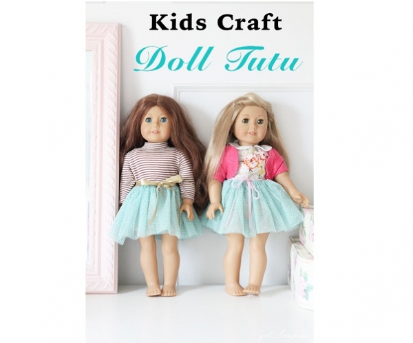 Tutorial: Doll tutu that kids can make