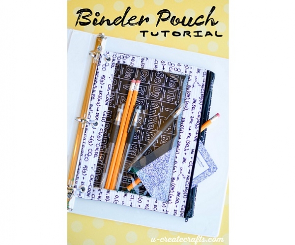 Tutorial: Binder pencil pouch