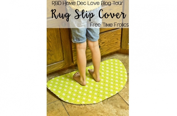 Tutorial: Slipcover an ugly throw rug to make it look pretty again