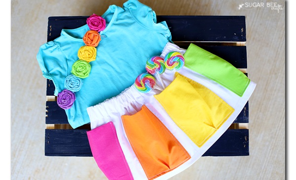 Tutorial: Rainbow Pocket Skirt 