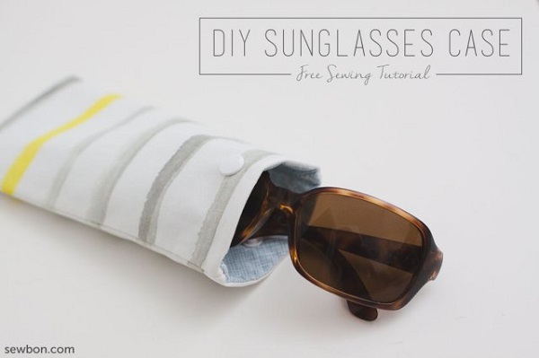 Tutorial:  Easy DIY sunglasses case