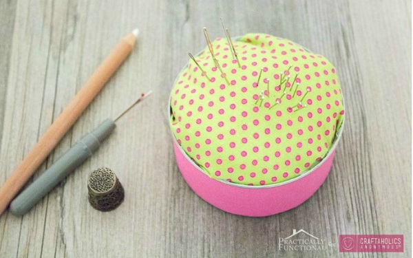 Tutorial: Tin can pincushion