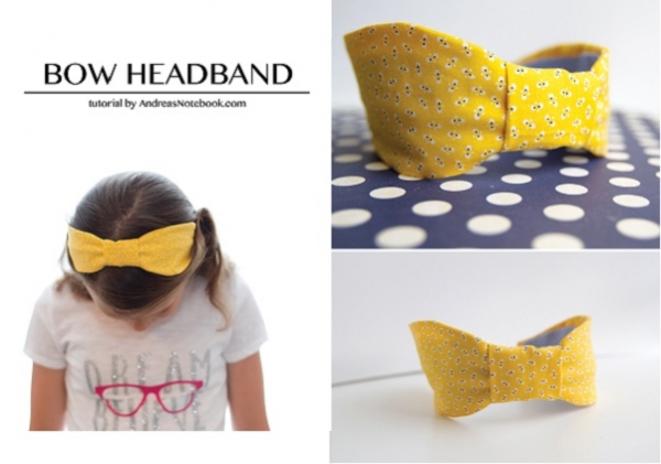 Tutorial: Flat bow headband