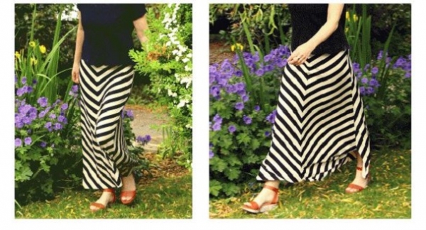 Free pattern: Chevron maxi skirt