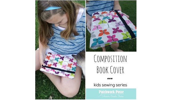 Tutorial: Fabric composition book cover