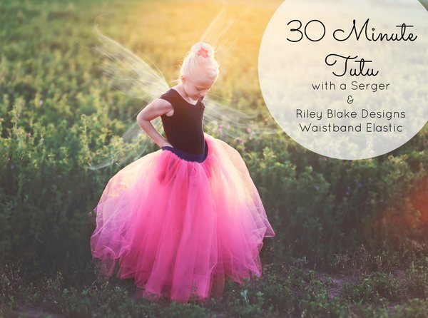 Tutorial: Easy 30-minute serger tutu