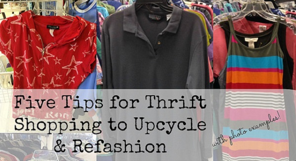 5 tips for finding refashion-able items at the thrift store