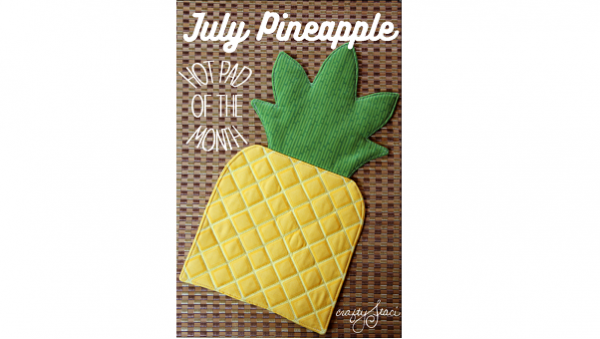 Free pattern: Pineapple hot pad