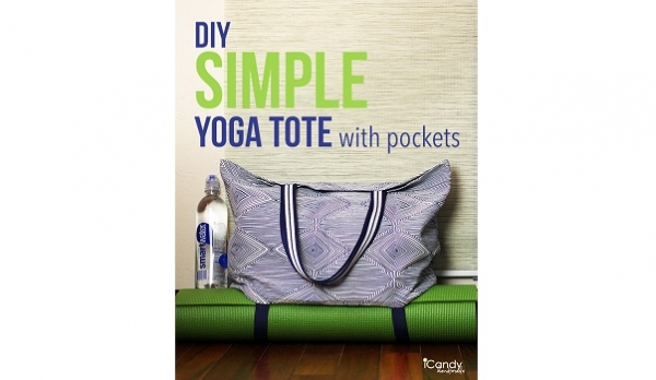 Tutorial: Simple yoga tote with mat straps