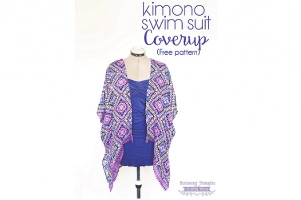 Free patter: Kimono swim cover-up