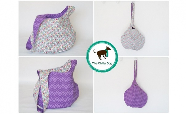 Free pattern: Reversible Japanese Knot Bag