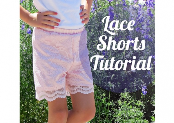 Tutorial: DIY lace shorts