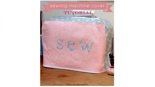 Tutorial: Simple but cute sewing machine cover