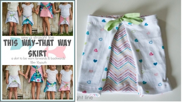 Tutorial: This Way - That Way Skirt for little girls