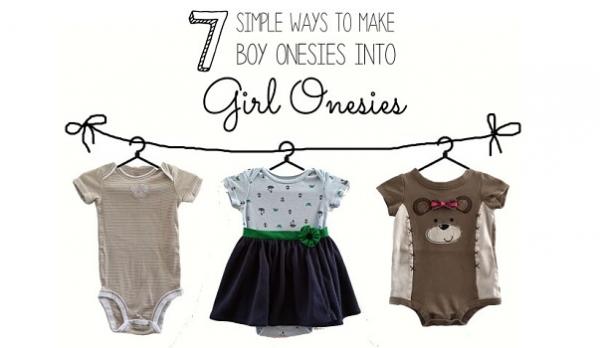 7 easy things to make baby boy clothes cute for little girls