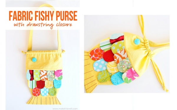 Tutorial: Fabric Fishy Purse