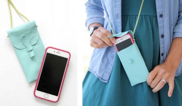 Tutorial: Little leather iPhone purse