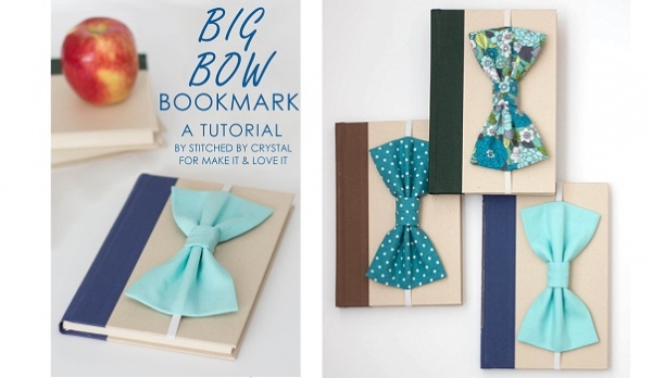 Tutorial: Big bow bookmark