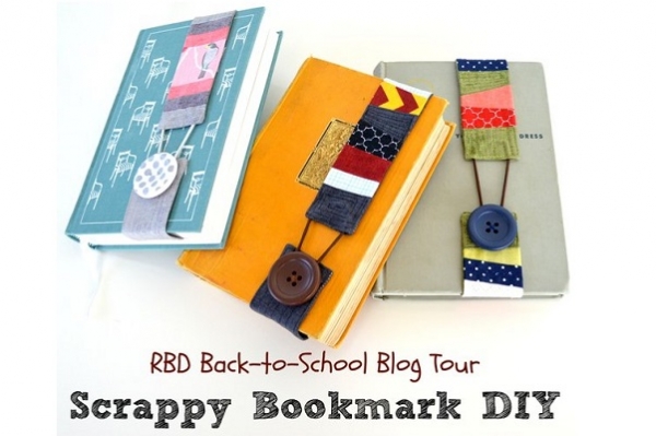 Tutorial: Scrappy button bookmark