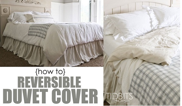 Tutorial: DIY reversible duvet cover