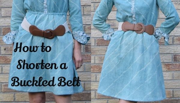 Tutorial: How to shorten a buckled belt