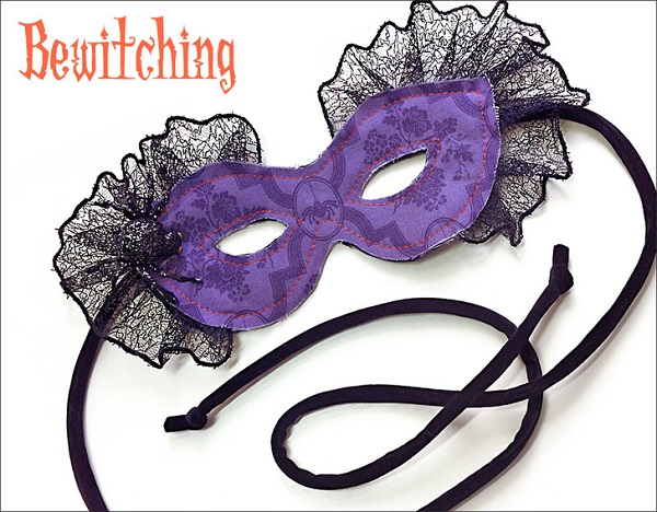 Free pattern: Fabric masquerade mask