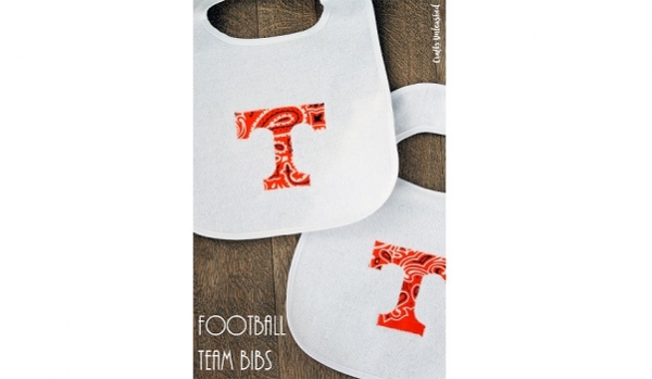 Tutorial: Team spirit baby bib