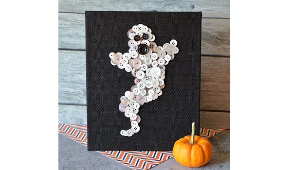 Tutorial: Halloween ghost button art