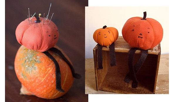 Tutorial: Mr. Pumpkin softie or pincushion