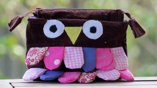 Tutorial: Scrap busting owl pouch