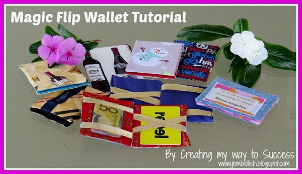 Tutorial: How to make a magic flip wallet