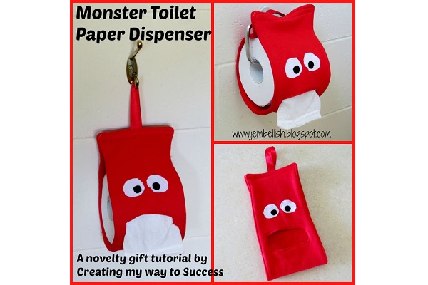 Tutorial: Monster toilet paper dispenser