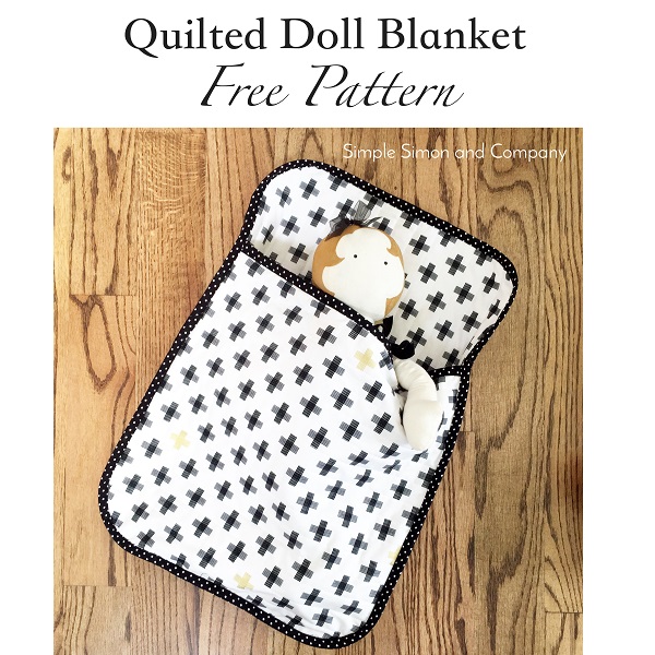 Tutorial: Quilted doll blanket