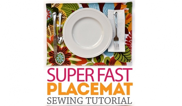 Tutorial: Super simple placemats