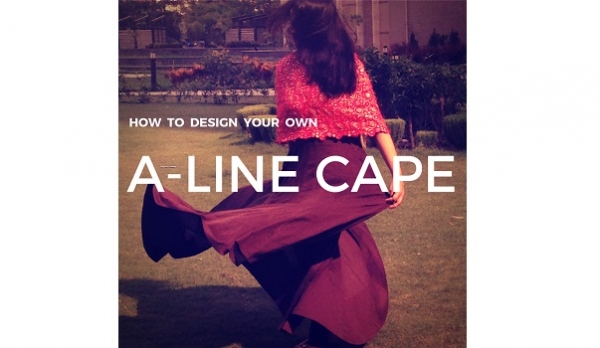 Tutorial: How to make an A-line capelet