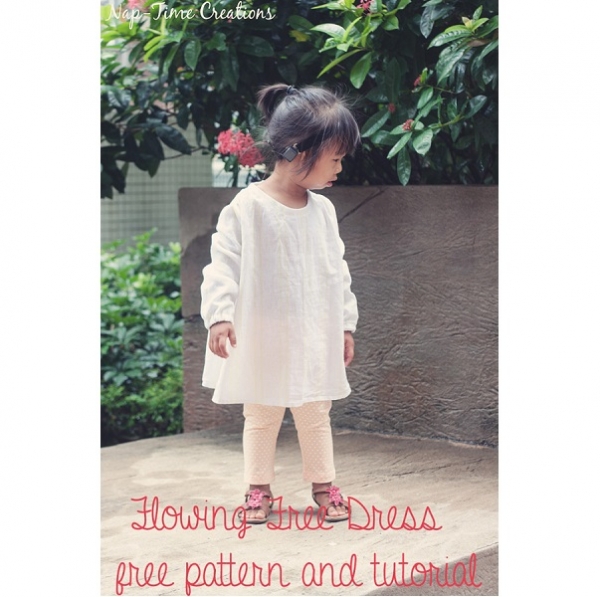 Free pattern: Flowing Free Toddler Dress