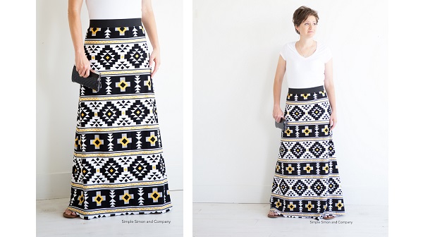 Free pattern: Simple Maxi Skirt