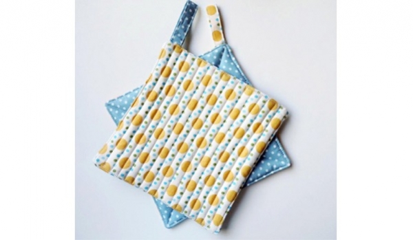 Tutorial: Pot holder from a fat quarter