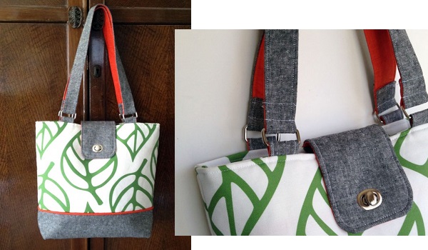 Tutorial: Two tone tote bag handles